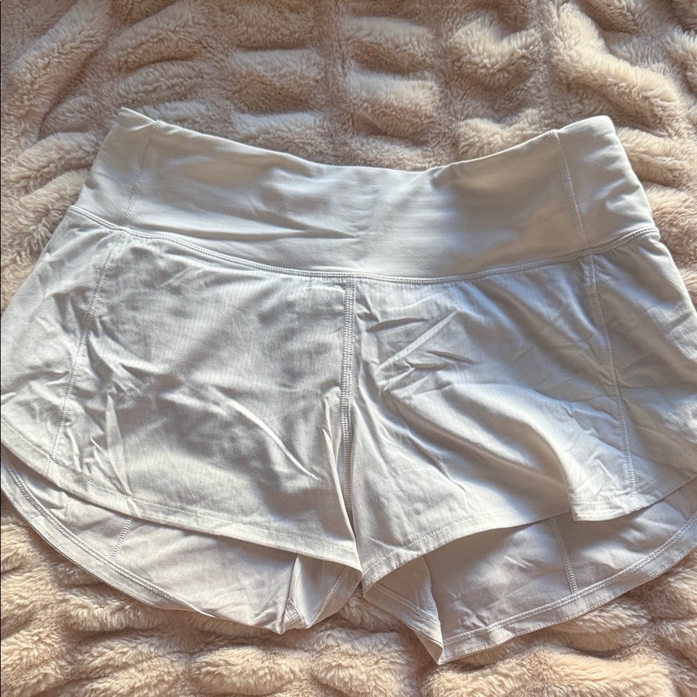 Lululemon Athletica Light Gray Athletic Shorts